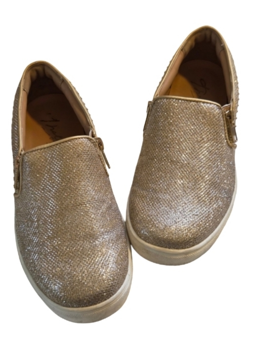 Thalia Sodi Gold Sneakers.